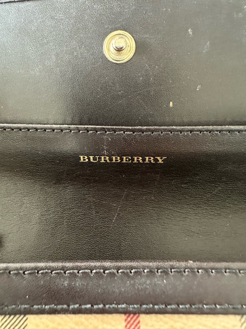 Burberry Brown Leather Wallet with Gold Hardware - Picture 7 of 11